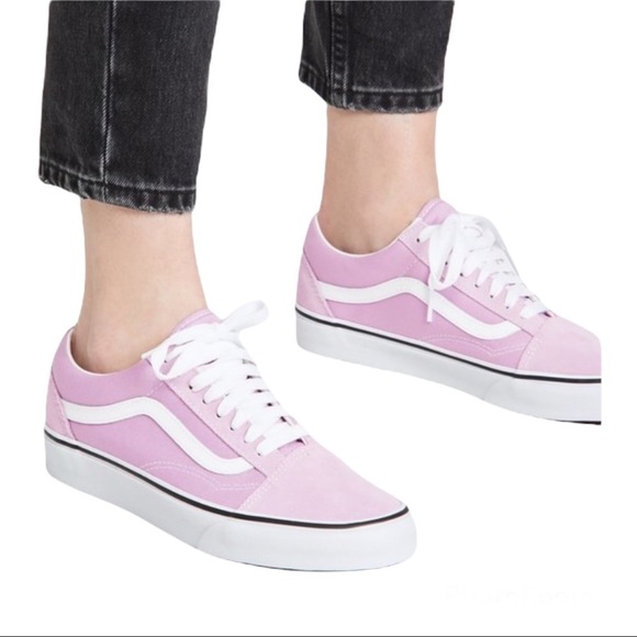 Vans Unisex Old Skool Low-Top Sneakers PINK VN0A3WKT3SQ - Picture 7 of 9